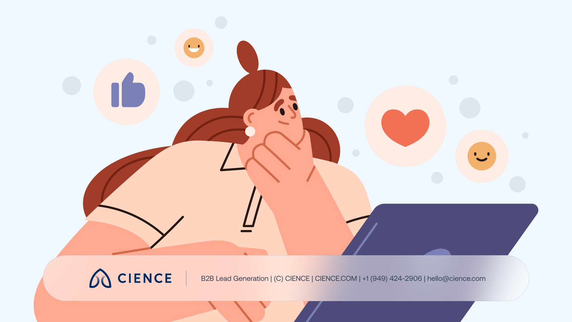 B2B content marketing team creating materials for customer loyalty and retention programs